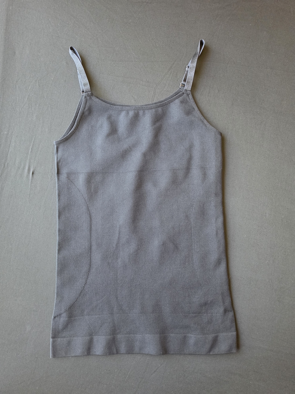 Shapermint Black Seamless Camisole with Adjustable Straps